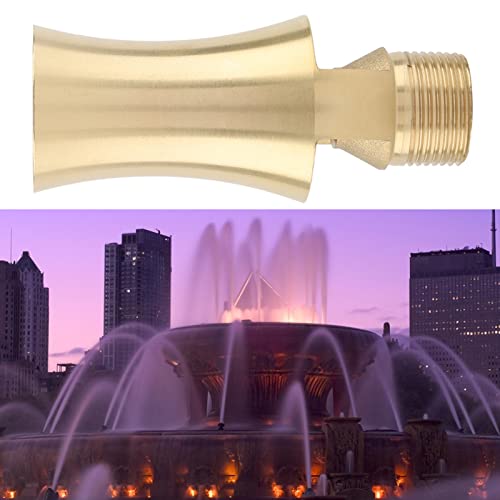 Brass Water Fountain Nozzle Adjustable Spray Area Easy Installation for Fountains (4 points 6 points universal type)