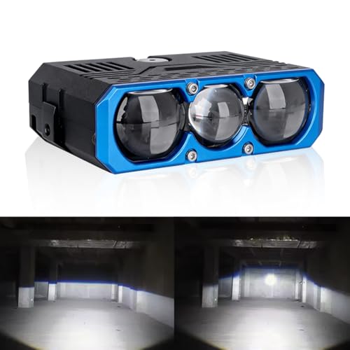 LED de triple lente de 300W universal accesorios faros para coche 6000K 3