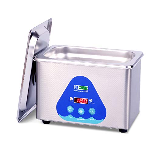 Mini Ultrasonic Cleaner - DK SONIC 700mL 42KHz Sonic Cleaner with Digital Timer