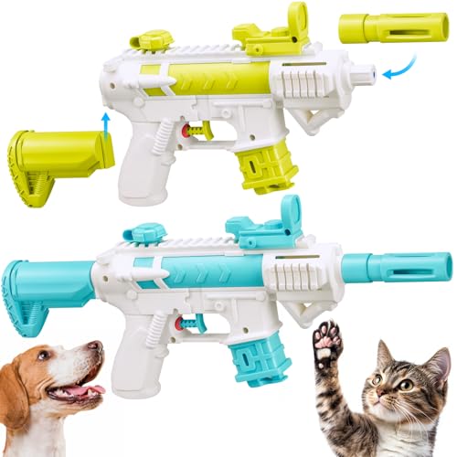 NiToy 2-Pack Pet Training Spray Tool 2-in-1 Convertible Long and Short Range Water Sprayer for Dogs and Cats Leak-Proof Behavior Correction Device for Barking or Scratching