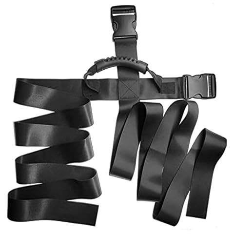 DASNTERED Carrying Strap with Handle, Luggage Lashing Strap | Adjustable Travel Holder Strap for Safely Moving and Lifting and Carrying Heavy Boxes, Groceries, Luggage(size:Cross type) Cover