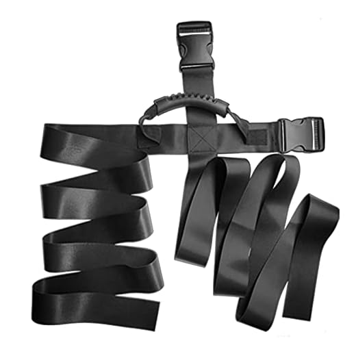 Faderr Cinturón de levantamiento de movimiento, cinturones universales para transportar objetos pesados, resistente con asa para cajas, muebles, sacos de arena, colchones (tamaño: estilo cruzado)