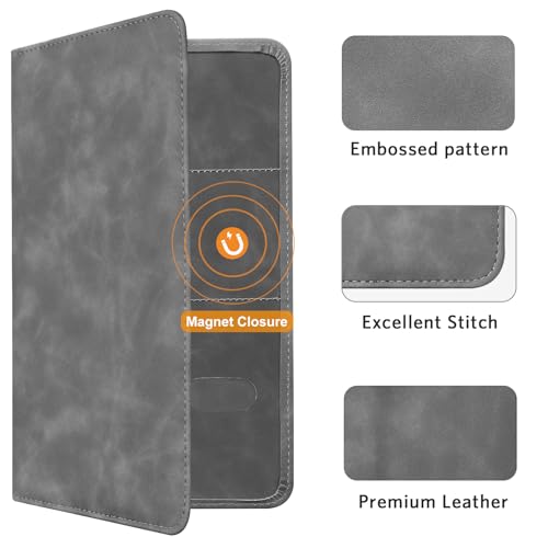 Image of CoBak Car Registration and Insurance Holder | Vehicle Glove Box Organizer, Auto Truck Compartment Document Case with Magnetic Closure for Insurance & Driver License