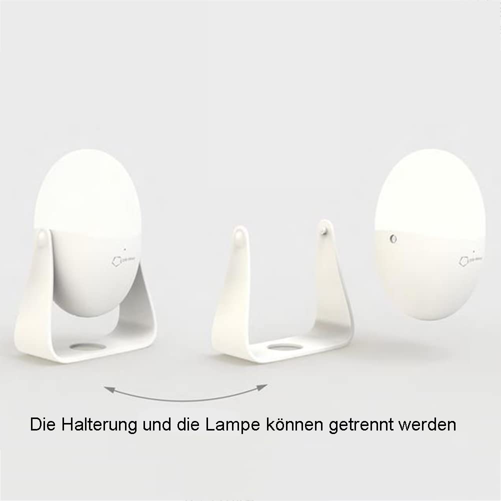 Luce notturna a LED per bambini Con maniglia, luce notturna Dimmerabile Protezione per gli occhi del bambino Luce per l'allattamento Lampada da comodino Luce notturna a uovo ricaricabile USB