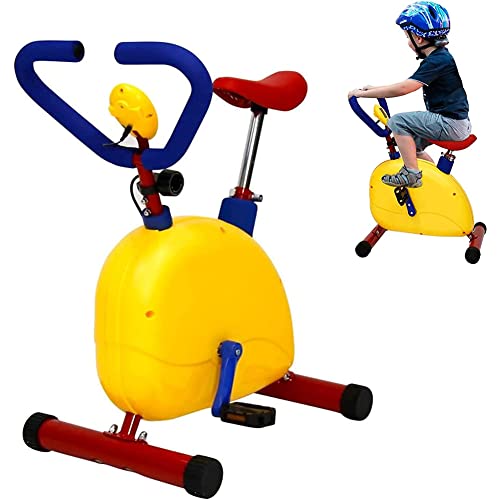 Unhg Attrezzatura per Esercizi Divertenti E Fitness, Cyclette per Bambini, Allenamento Famiglie Sportive, Scuola Materna Familiare, Altezza Sedile Regolabile Regalo Compleanno per Ragazzo e Ragazza