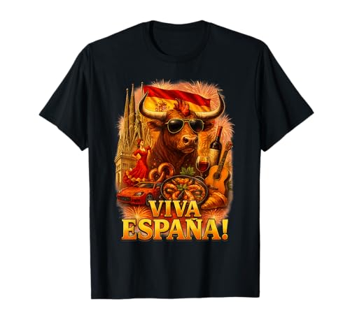 Vive España - Diseño Divertido Camiseta