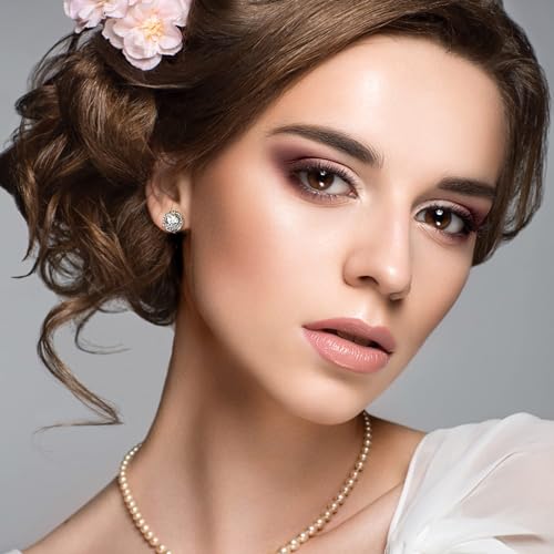 THUNARAZ Elegant Clip on Earrings for Women Crystal Wedding Earrings Clip on Rhinestone Formal Earrings for Brides Bridesmaids Non Pierced Jewelry3