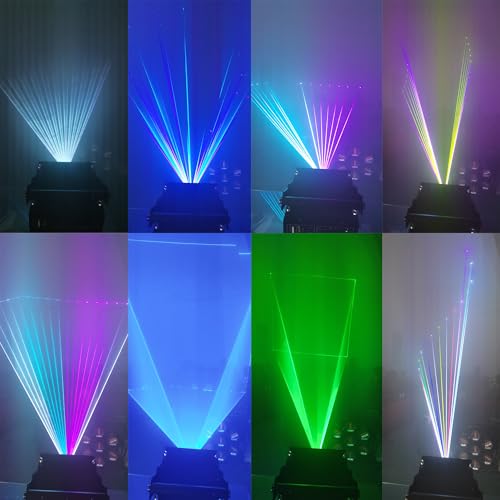 Image of JUNMAN 10W RGB Full Color Animation Stage Light DJ Disco Beam Stage Lights | for Party Wedding Event Lighting Show