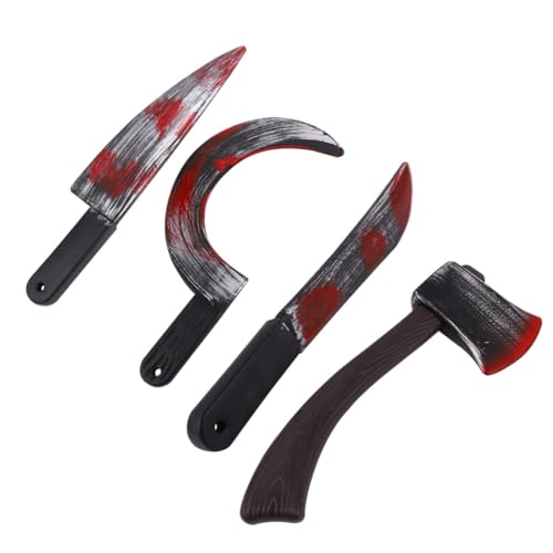 Faux et hache d'Halloween accessoires de fête portables pour cosplay réaliste