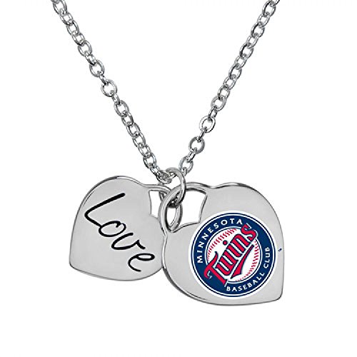 Game Time Minnesota Twins Officially Licensed Heart Necklace 101613
