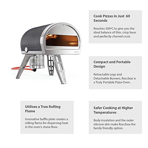 image for ROCCBOX by Gozney Portable Outdoor Pizza Oven - Gas Fired, Fire & Ston