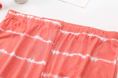 Inadays Sleepwear Womens Short Sleeve Pajama Set Printed Pajama For Women Capri Set Nightwear Tz001-All Day-Xl #TOP7