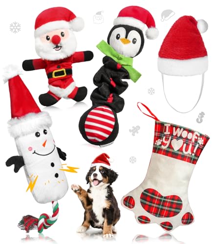 Set de 5 Juguetes de Navidad para Perros Swooflia