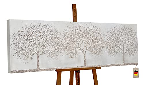 YS-Art Loft | cuadro pintado a mano Fraîcheur de la forêt | cuadro moderno acrilico | 150x50 cm | lienzo pintado a mano | cuadros dormitories | LT016
