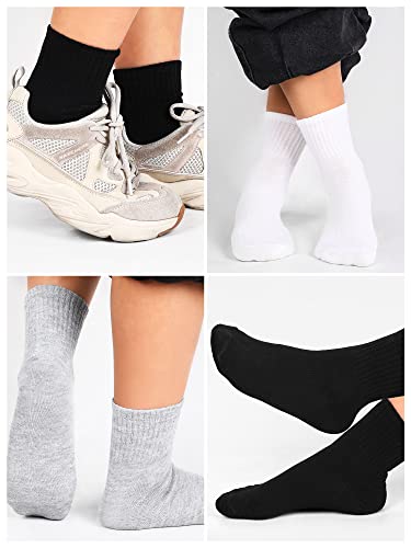 Image of Tarpop 100 Pairs Bulk Mens Socks Moisture Wicking Casual Sports Ankle Socks for Homeless Unisex Adult Men Women