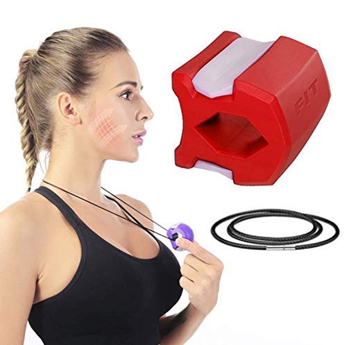 Jaw exerciser pour réduire le relâchement du cou et raffermir la mâchoire fatiguée