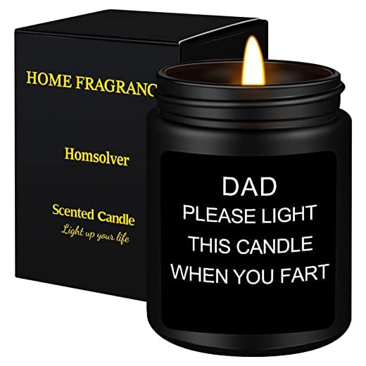 Dad Gifts from Daughter Son,Dad Birthday Gift,Fathers Day Birthday Gifts for Dad Step Dad Father in Law Him Bonus Dad Daddy,Sandalwood Scented Candle Gifts for Men