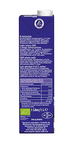 Berchtesgadener Land Latte intero UHT Bio