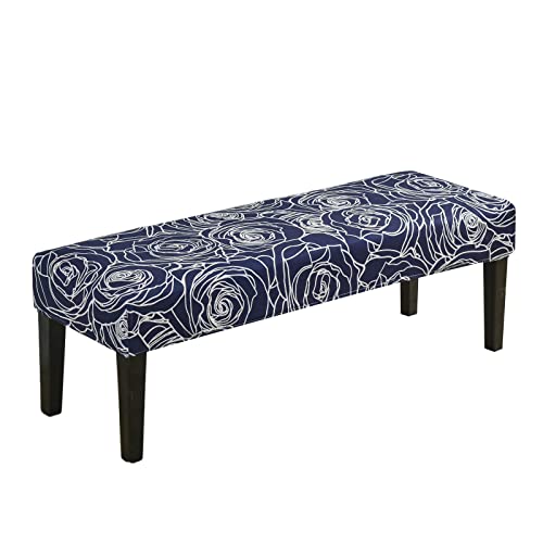 Krfoonn Dining Bench Covers Stretch Bench Seat Cushion Slipcovers Removable Bench Seat Protector Cover For Living Room, Bedroom, Kitchen (Color17) #TOP26