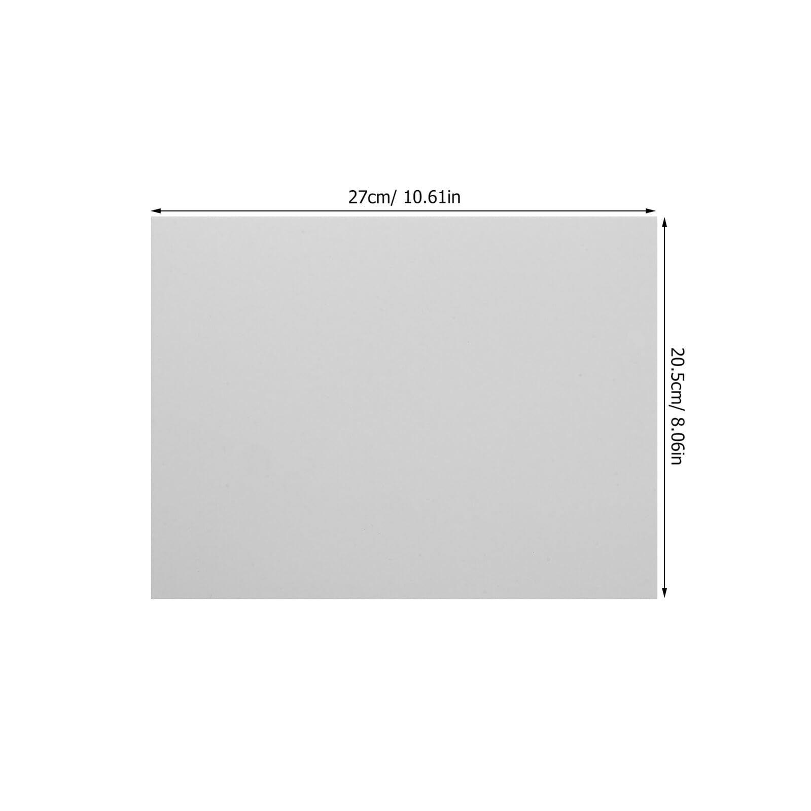 Operitacx Cartons D'emballage pour Chemises 100 Feuilles Blanches 28 X 21 Cm 300 G Inserts en Carton Rigide pour Maintien de Forme, Pliage et Protection Vêtements Professionnels, Usage