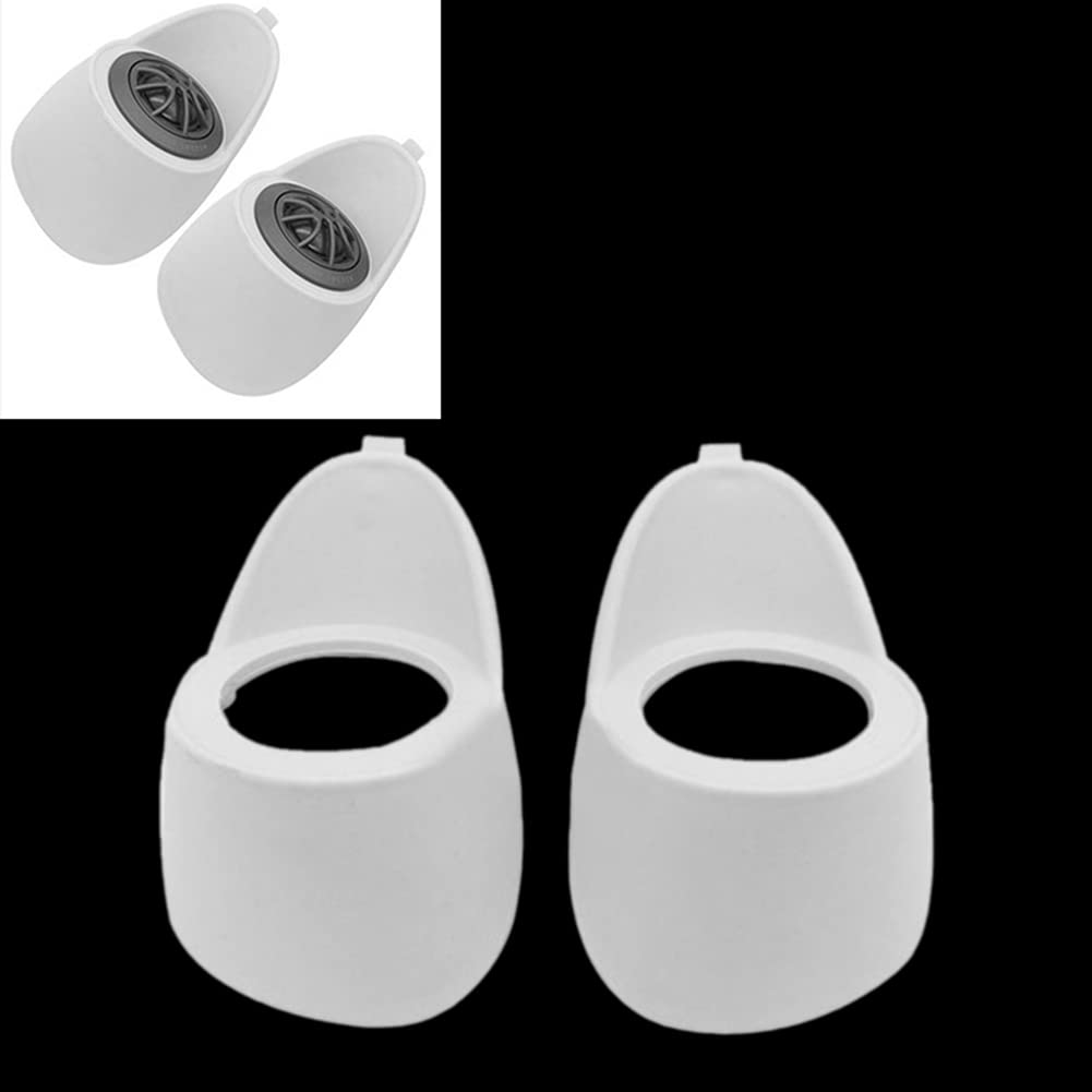 Pasotim 4Pcs 2.5 Inch Car Audio A-Pillar Tweeter Car Two- Frequency Inverted Mold Tweeter