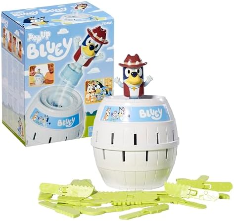 TOMY Pop Up Bluey Game - Family Action Game - 2-4 Players