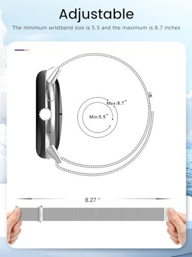 Correa para Google Pixel Watch 4 41mm Acero Inoxidable miniatura 6