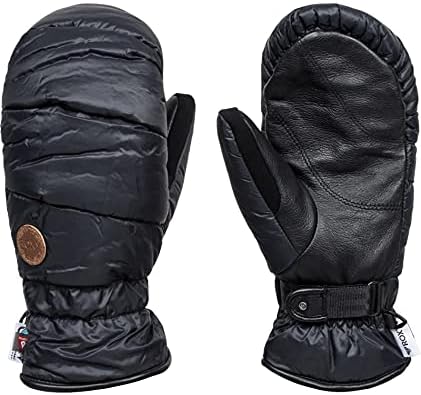 Roxy Victoria Mittens Womens Sz L True Black