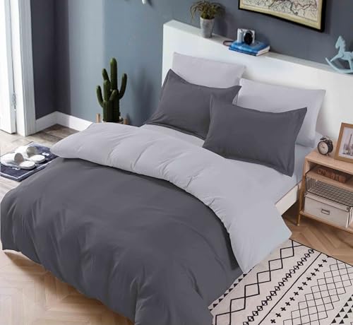 CDV Set di Biancheria da Letto 4 Pezzi, Microfibra Set