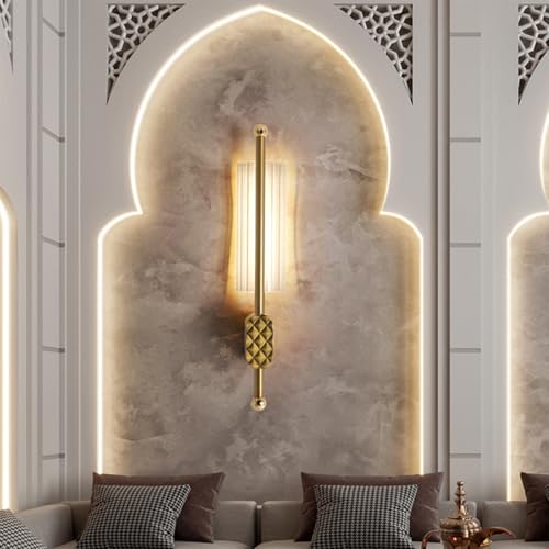Aplique creativo cabecera para dormitorio moderno con luz LED regulable 7