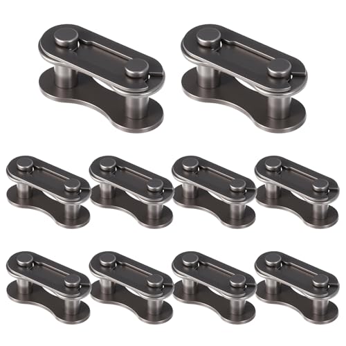 10 Pairs Bike Chain Master Link for Bicycle Missing Link Single Speed Chain Connecting Links Master Links Connector Bike Chains Repair Accessories for Various Models