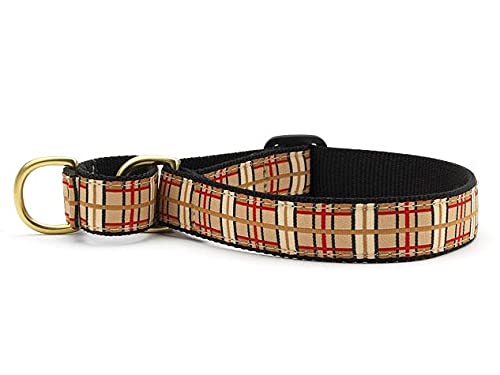 Up Country Plaid Martingale Dog Collar – Medium (12.5 – 50,8 cm) – 1 in Larghezza