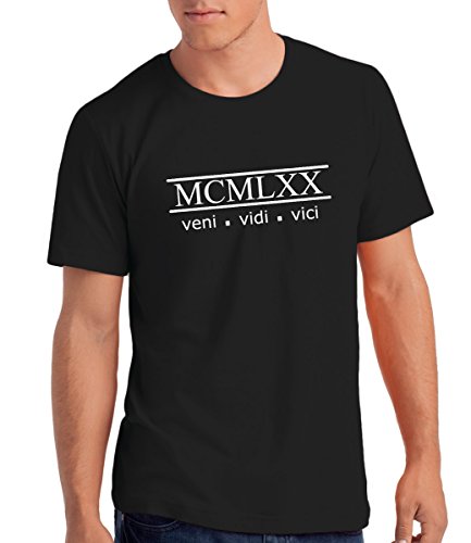 Da Londra Camiseta para Hombre Veni Vidi Vici 1970" para Regalo de 50 Cumpleaños