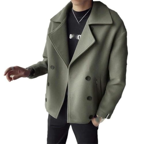 Manteau court homme couleur unie pour sublimer une silhouette décontractée