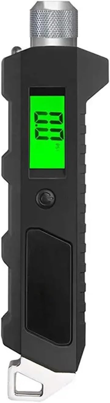 Digital Tire Pressure Gauge 230 PSI 4 Settings Heavy Duty Non-Slip with Larger Backlit LCD Flashlight