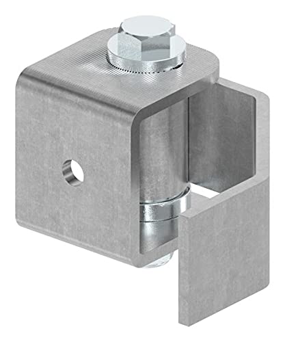 Lot De 6 Pivots De Portail Réglables Sur Platine En Acier Zingué - 20