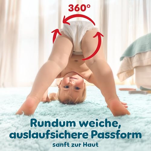 Pampers Premium Protection Pants Größe 6, 132 Windeln, 13kg-19kg, mit 360° Passform und weichen Anti-Auslaufbündchen für unseren besten Komfort und Schutz