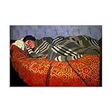 YiQuSoft Felix Vallotton Schlaf-Poster, Wandkunst, 