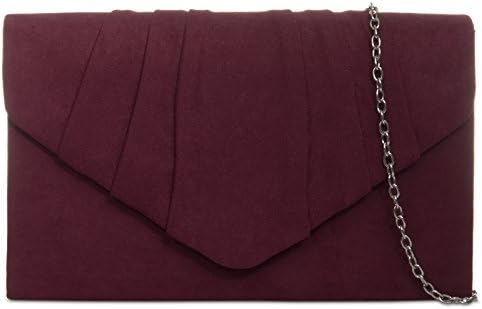 wine colored clutch