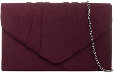 burgundy evening clutch