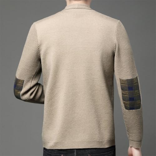 Mens Spring Autumn V-Neck Cardigan Sweater Casual Button Knit Outwear Streetwear for Men4