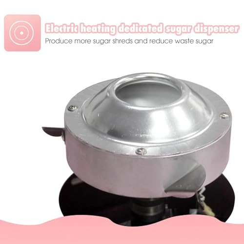 Qiang Cotton Candy Machine Kommerziell 1200W Zuckerwatte Maschine,Zuckerwattenmaschiene Mit 18-Zoll-Edelstahlschüssel und Messlöffel Für Zuhause Kindergeburtstag Party – Bild 5