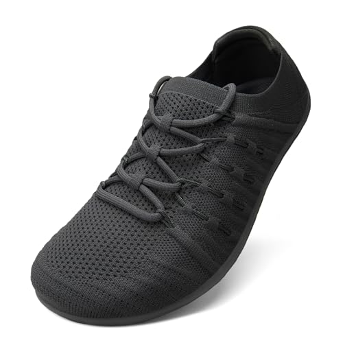 Mens Wide Toe Box Barefoot Shoes Mesh Breathable Zero Drop Minimalist Summer Walking Sneakers Zapatos Casuales para Hombre