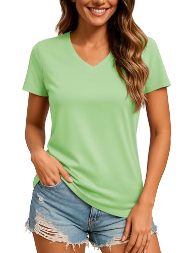 TACVASEN TACVASEN Women's V-Neck T Shirt Short Sleeve UPF 50+ Quick Dry Workout Tops