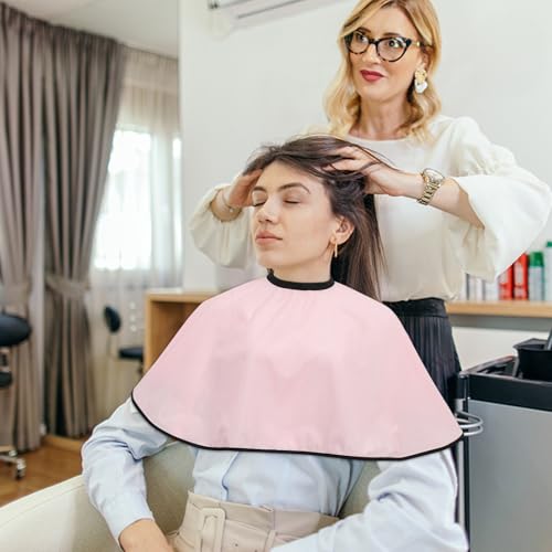 Capas impermeables para peluquería 2 pzas rosa miniatura 4