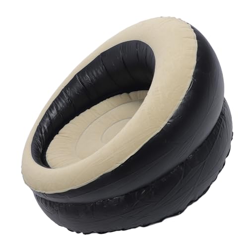 Sofá inflable portátil café para camping playa y salón 7