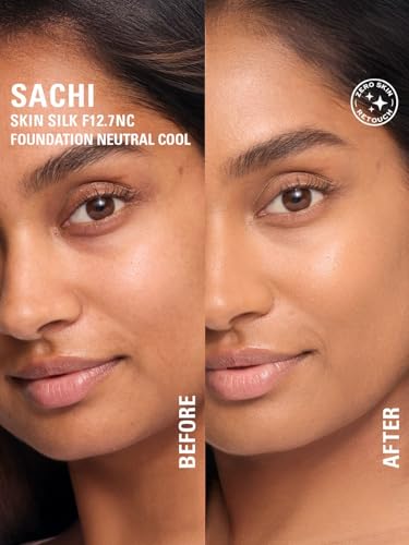 Image of Revolution Skin Silk Serum Foundation- F12.7, Neutral Cool 23ml | Lightweight, Hydrating Foundation with Hyaluronic Acid & Peptides | Natural, Radiant Finish with Light-Medium Coverage | Long-Lasting Base Makeup | Shades Specially Selected for Indian Skin Tones