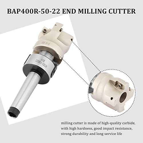 Image of End Mill Set, End Mill Cutter,with Face Mill Holder, Wrench,Carbide Inserts,for Machining