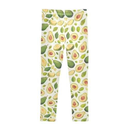KLL Funny Avocado Girls Legging Comfortable Full Length Pants Gym2