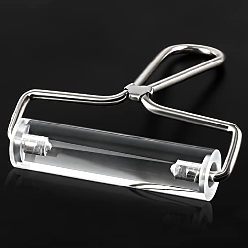 Image of Acrylic Roller, Ideal for Anti Skid Tape Construction Tools, Clay Rolling Pin and Stamping Tools (4-Inch, Clear)